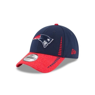 Blue New England Patriots Hat - New Era NFL Speed Tech 9FORTY Adjustable Caps USA8239067